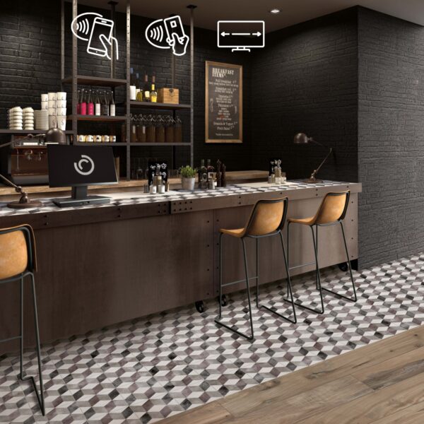 01-C Terminal de vente MAGELLAN – 6N97BB.BL - 15.6″ 16:9 | NFC + Large écran – Image 2
